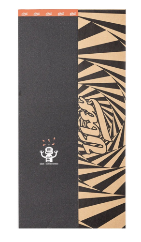 ÜBER Skateboards Griptape ROBO, BUBBLE FREE